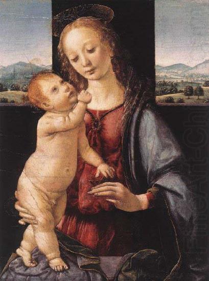 Leonardo  Da Vinci Madonna and Child with a Pomegranate china oil painting image